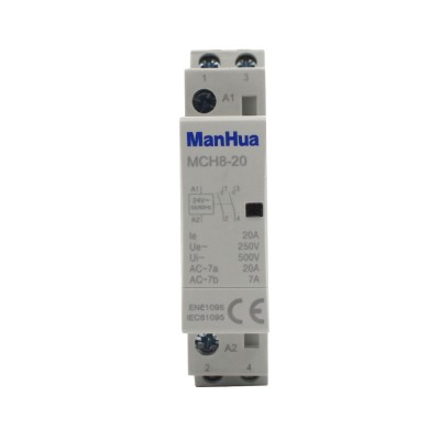 Manhua MCH8-20 CE Certificated 20A 2P Fast Response Modular Contactor