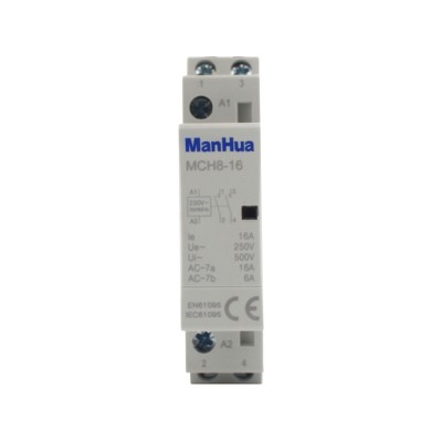 Manhua MCH8-16 CE Certificated16A 2P  Fast Response Modular Contactor