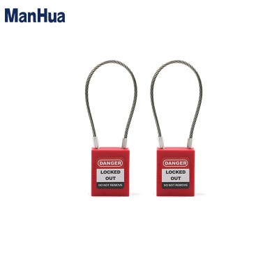 ManHua PC175 175mm  Two-color Padlock For Ralay Anti-touch switch Shackle Cable Equal Locking Switches