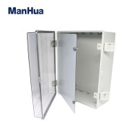 MANHUA Waterproof box 400*300*170mm IP65 ABS Polycarbonate Enclosure Box junction box with a front panel Distribution enclosure